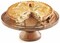 Wood Cake Stand with Glass Dome: Transformable to Cheese Board.